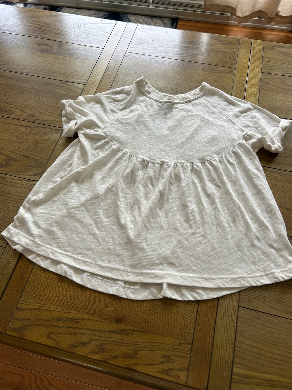 Soft White American Eagle  Babydoll Tee size XS